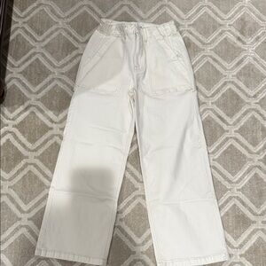 Pistola Cream Wide-Leg Trousers